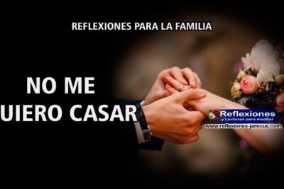 como decirle que no me quiero casar