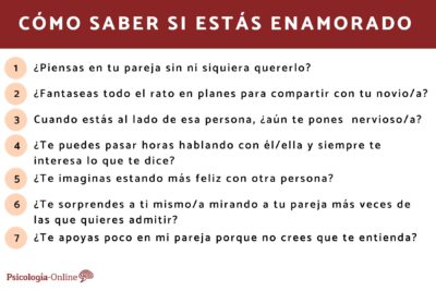 como saber si estoy enamorado
